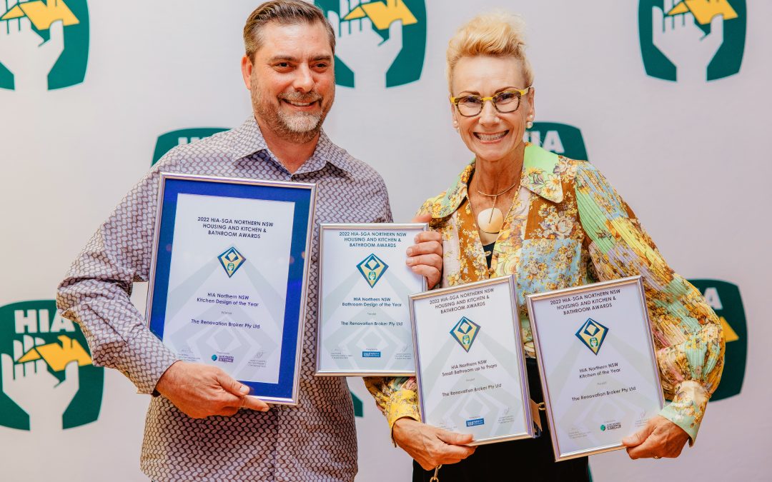 The Renovation Broker Wins at the recent HIA Northern NSW Housing and Kitchen & Bathroom Awards